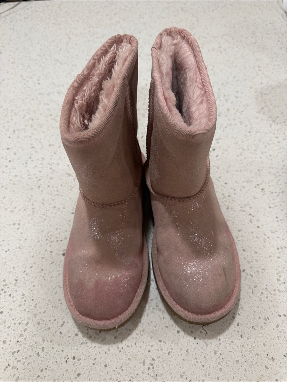 UGG Pink Fur-Lined size 4 Boots